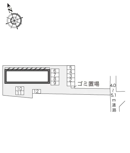 仙台市宮城野区岩切 月極駐車場